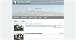 Desktop Screenshot of lxproperties.com